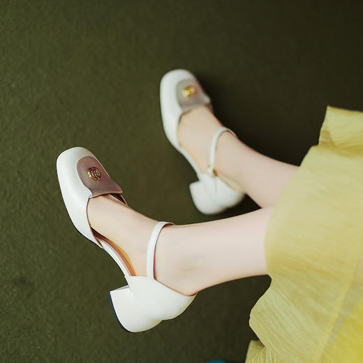 优雅百搭，圆头玛丽珍凉鞋WC-M8285 商品图8