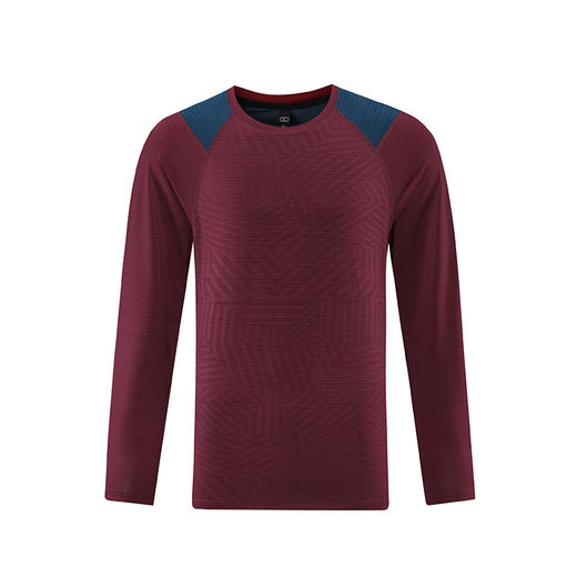 跃牌【跃LEAP-ACTIVE】系列圆领跑步训练服男款长袖秋季健身体恤薄款运动速干上衣打底衫879 商品图3