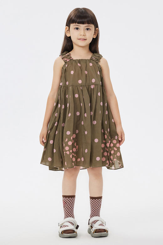 jnby  23年夏款  长绒棉府绸吊带连衣裙  1N6G14330 商品图0