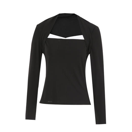 VIMAGE纬漫纪春季新款设计感小众修身小上衣女V1913507 商品图5