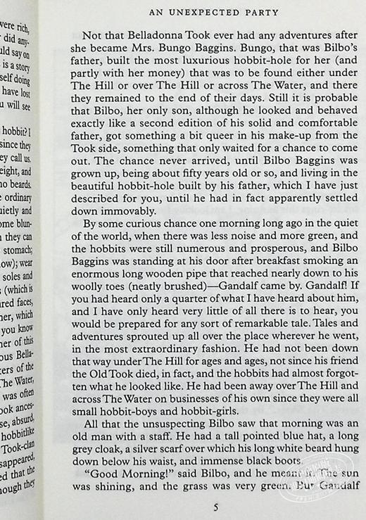 【中商原版】霍比特人 指环王 魔戒 80周年 礼盒盒装套装 托尔金小说 英文原版 The Hobbit The Lord of the Rings JRR Tolkien 商品图5