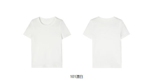 jnby  23年夏款  长绒棉简约短袖T恤 1N6111310 商品图7
