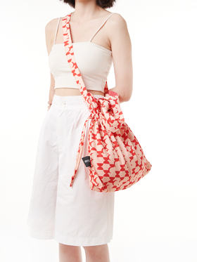 archi阿吃 红色圆点斜挎包