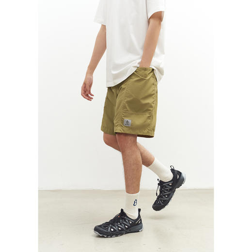 吃茶去chichaqu supplex抽绳沙滩休闲短裤 商品图2