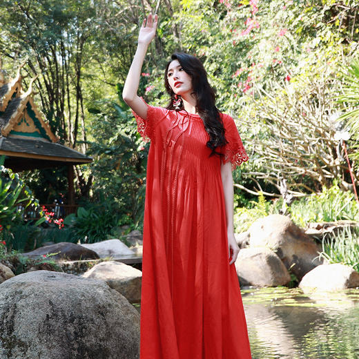 朝霞映日编绳连衣裙 | 现货加急发 商品图2