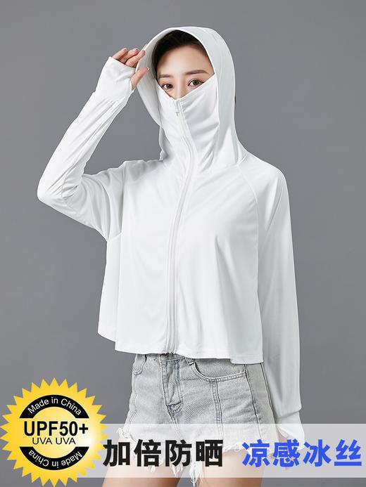 【女神必备！夏日防晒新选择！】冰丝面料，透气舒适，长袖遮阳，骑车出游不用愁。 商品图4