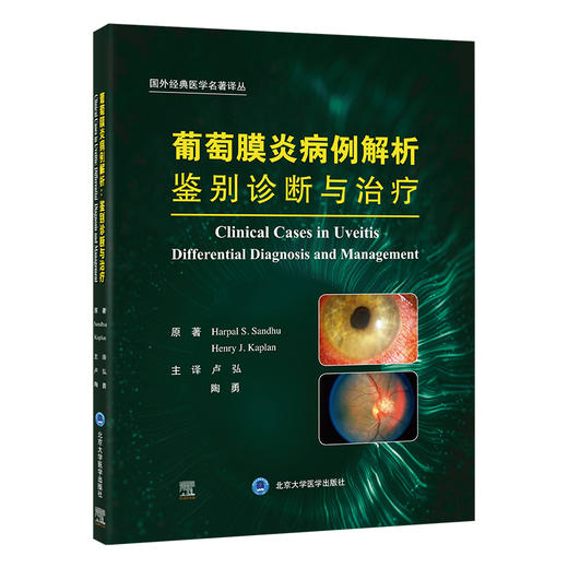 葡萄膜炎病例解析：鉴别诊断与治疗  卢弘　陶勇 主译  北医社 商品图0