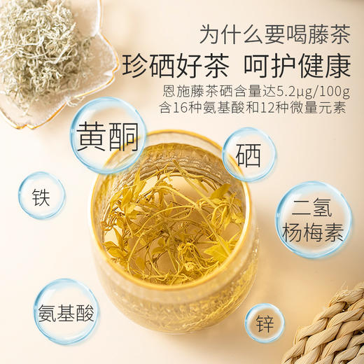 恩施藤茶2025新茶 芽尖龙须罐装富硒土家野生莓茶 天然正品茶 商品图1