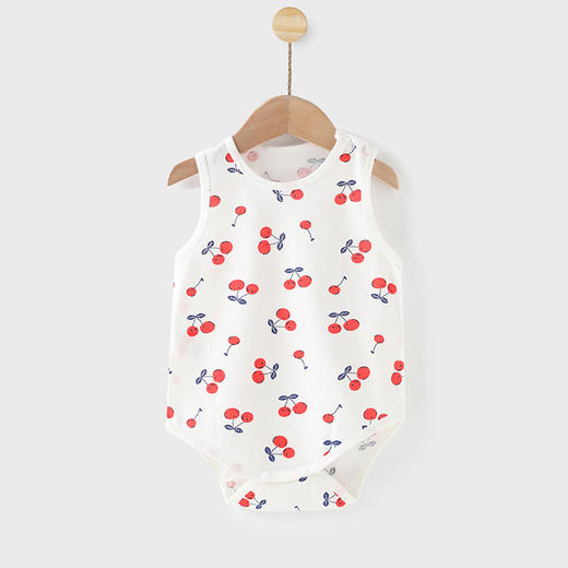 【捡漏价49元/4件】婴儿夏季A类纯棉，无袖三角包屁衣，无荧光剂，清爽不闷汗，新生儿，网眼透气，哈衣宝宝爬服连体衣 商品图10