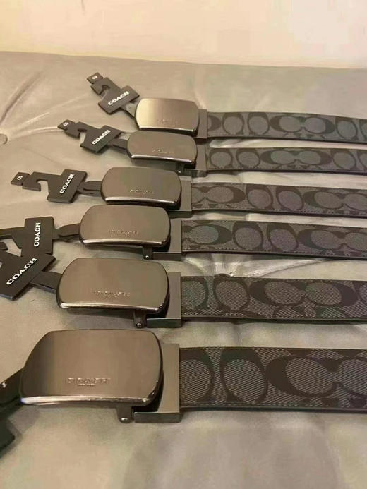 🆕🇺🇸Coach男款腰带38mm 宽版方扣 长度可裁剪 商品图1