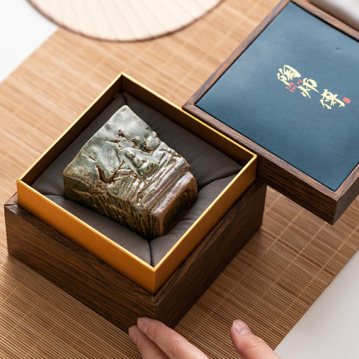 敦煌印象四方杯手作志野烧茶盏主人杯日式轻奢家用陶瓷茶杯品茗杯 商品图2