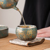 常青釉金银彩杯子总裁杯陶瓷茶杯纯手工日式个人专用主人杯品茗杯 商品缩略图2