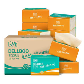 良布（DELLBOO）良布大包纸巾纯竹浆四层加厚*18包抽纸LCR100E18