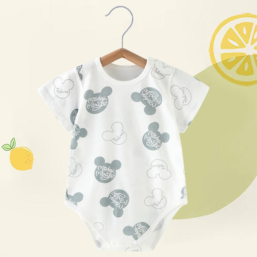 【捡漏价49元/4件】婴儿儿童包屁衣，缤纷萌趣的图案，清爽不闷汗，新疆长绒棉花，无荧光剂，夏季纯棉睡衣，宝宝三角哈衣，新生儿无骨连体衣爬爬服 商品图14