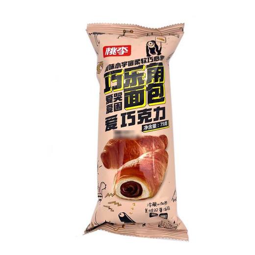 桃李 爱巧克力巧乐角面包 75g/袋 商品图0