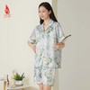 SAINTJOY/上久楷女式蓝灰色印花短袖睡衣套装  JWS21009 商品缩略图6