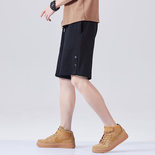 跃牌【跃LEAP-ACTIVE】系列夏季新款男士潮牌休闲短裤ins潮流宽松纯色百搭五分裤319 商品图0