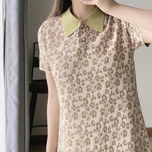 裁缝学苑AQ32 polo领醋酸棉碎花连衣裙纸样女装夏衣服打版裁剪图 商品图5