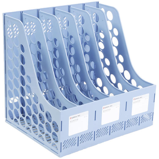 齐心资料架B2176蓝色六格 商品图2