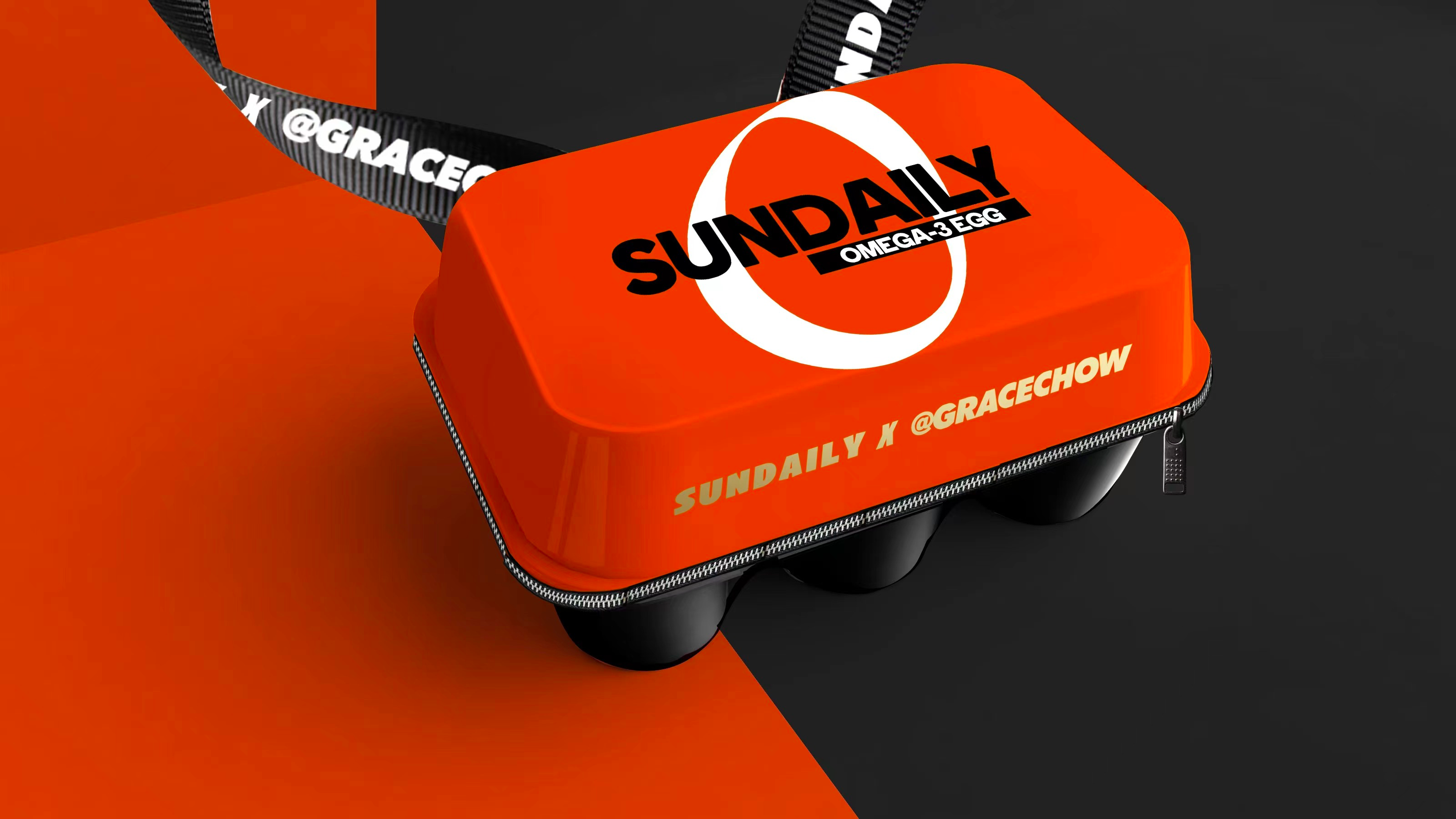 圣迪乐x 周扬青个人时尚品牌GRACECHOW联名常规款EGG BAG