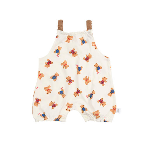 【送同款帽子】男女宝宝夏装吊带包屁衣哈衣婴儿连体衣薄款印花新生儿无袖背心 商品图4