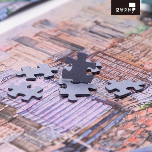 《印象南京路·梦开始的地方》上海城市风景图蓝卡拼图1000片 商品图4