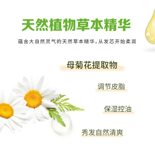 惠润（SUPER MiLD）洗发水绿野香氛柔顺洗发露600ml草本配方洗头膏蓬松洗发乳 商品图7