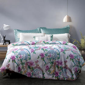 【分仓直发包邮】富安娜蚕丝夏被-白沚临鸳