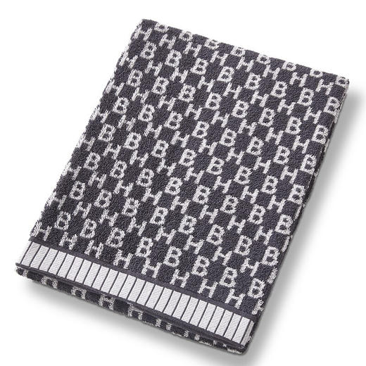 【分仓直发包邮】HB LOGO提花毛浴巾三件套HBMJ-001-3 商品图1