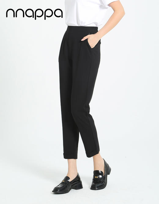 九分翻边珠链小直筒裤29246 商品图2