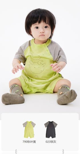 jnby  23年夏款  全棉外出连体衣  YN6F12430