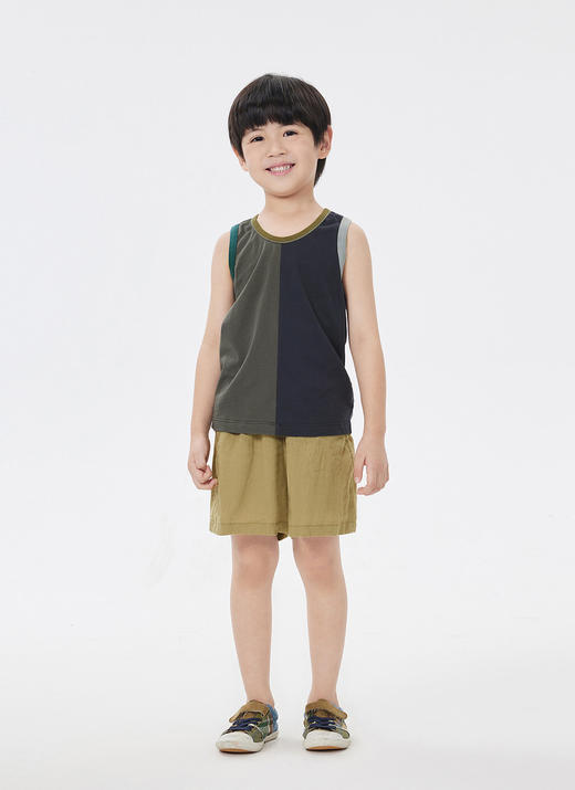 jnby  23年夏款  长绒棉个性撞色背心  1N6012520 商品图8