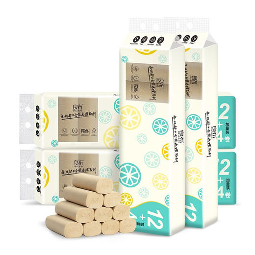 良布（DELLBOO）良布竹雅系列竹浆本色卷纸 商品图1