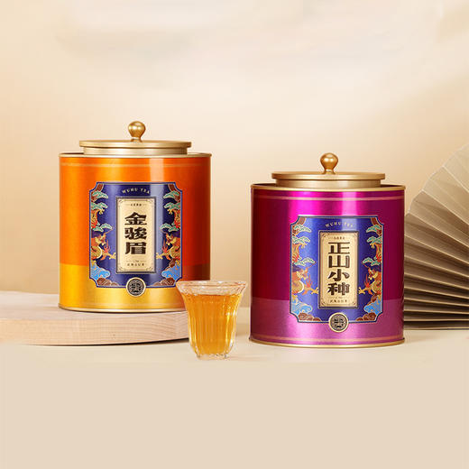 【送礼】茶叶 正山小种 金骏眉 红茶 礼罐装 茶饮 五虎 500g 商品图2