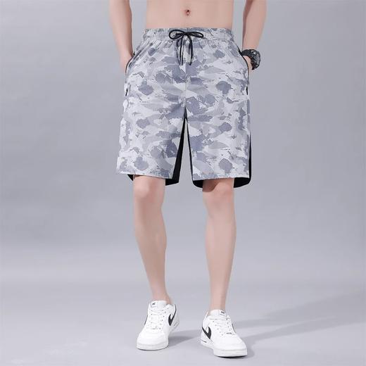 跃牌【跃LEAP-ACTIVE】系列迷彩短裤夏季男士薄款冰丝速干五分裤宽松篮球运动裤衩休闲裤子351 商品图2