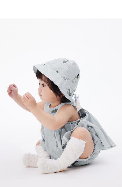 jnby  23年夏款  棉麻手绘连体衣  YN6H21580 商品图5