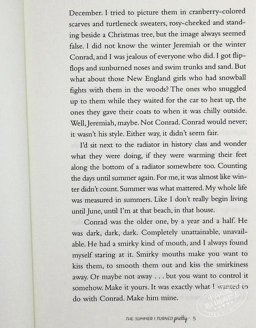 【中商原版】我变漂亮的那个夏天 我变漂亮的那个夏天系列1 英文原版 SUMMER I TURNED PRETTY Jenny Han 商品图5