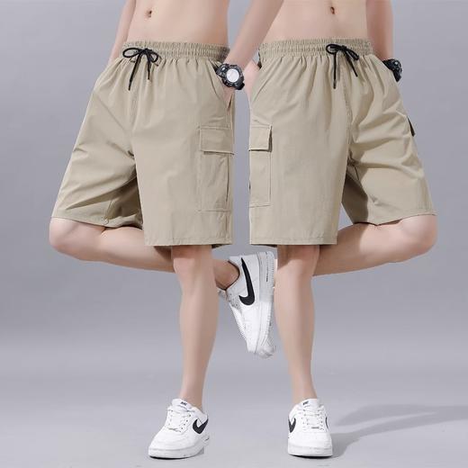 跃牌【跃LEAP-ACTIVE】系列美式潮牌工装休闲工装男夏季薄款冰丝五分裤宽松潮牌百搭多口袋裤352 商品图0