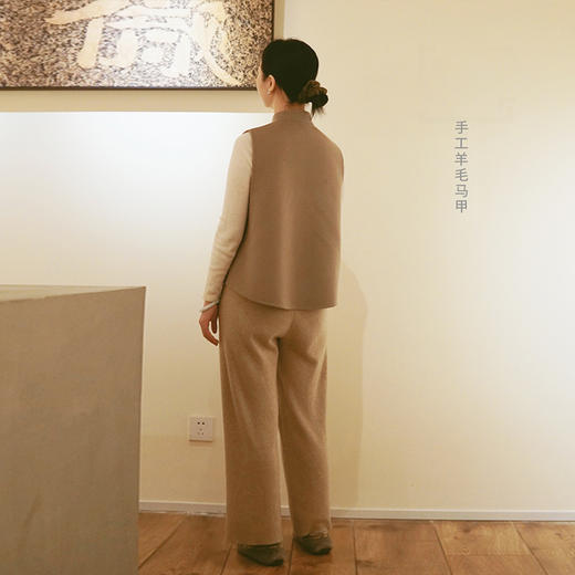 裁缝学苑AQ17  羊毛呢中式盘扣双面羊绒马甲纸样新女装打版图纸 商品图3