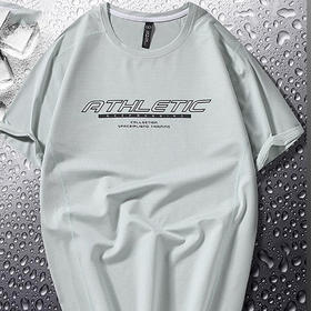 跃牌【跃LEAP-ACTIVE】系列运动T恤男夏季透气吸汗速干健身衣宽松轻薄圆领休闲跑步T上衣R431