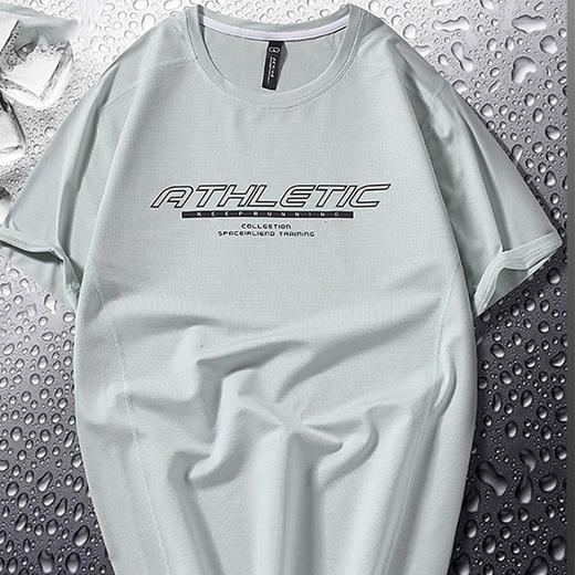 跃牌【跃LEAP-ACTIVE】系列运动T恤男夏季透气吸汗速干健身衣宽松轻薄圆领休闲跑步T上衣R431 商品图0