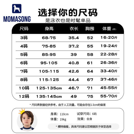 木马谣-新款儿童连体分体泳衣 商品图5