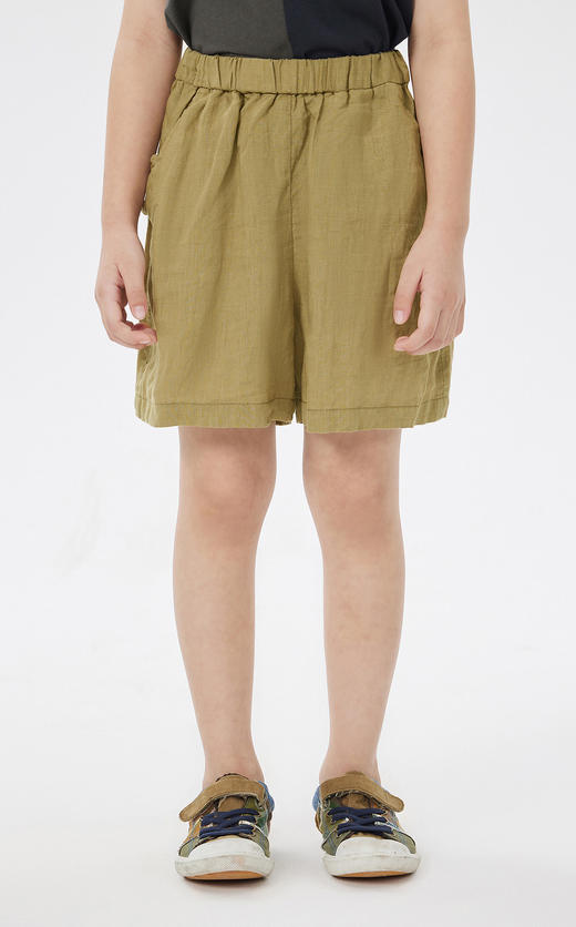 jnby  23年夏款   亚麻基础百搭短裤  1N6E11230 商品图4