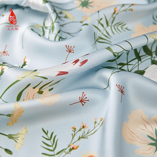 SAINTJOY/上久楷女式蓝灰色印花短袖睡衣套装  JWS21009 商品图10