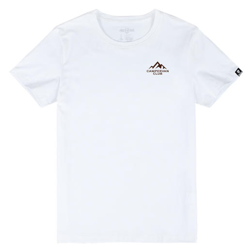 自由基地夏季新款户外山系露营拖挂房车图案印花短袖休闲T恤半袖 NMT-2010 商品图4