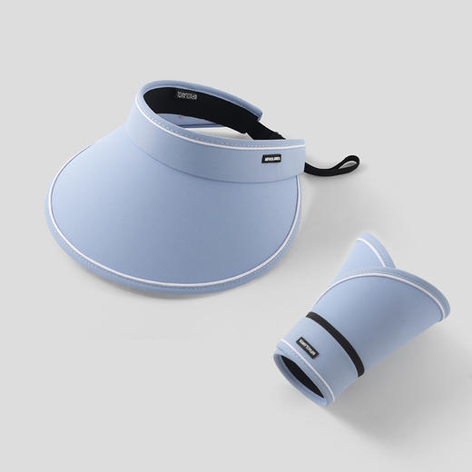 【UV防护，遮阳遮脸，夏季必备！】大帽檐可折叠骑车防紫外线空顶防晒帽，女性专属！ 商品图7