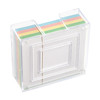 齐心彩色便签盒C4215(配纸94*87mm)透明 商品缩略图2