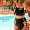[山茶方领]连体泳衣夏季度假沙滩泳装女款 商品缩略图0