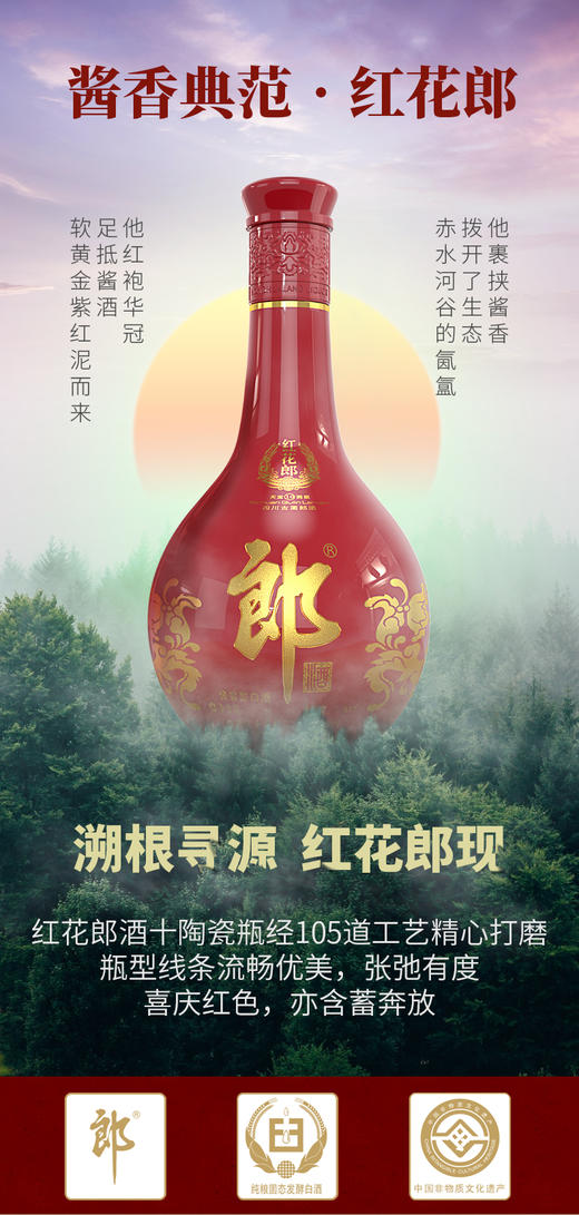 红花郎10年53度500m单瓶装酒---jmw 商品图4