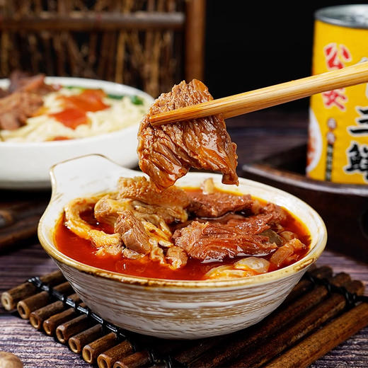 【严选】公安柳浪湖牛三鲜400g*4罐 商品图6